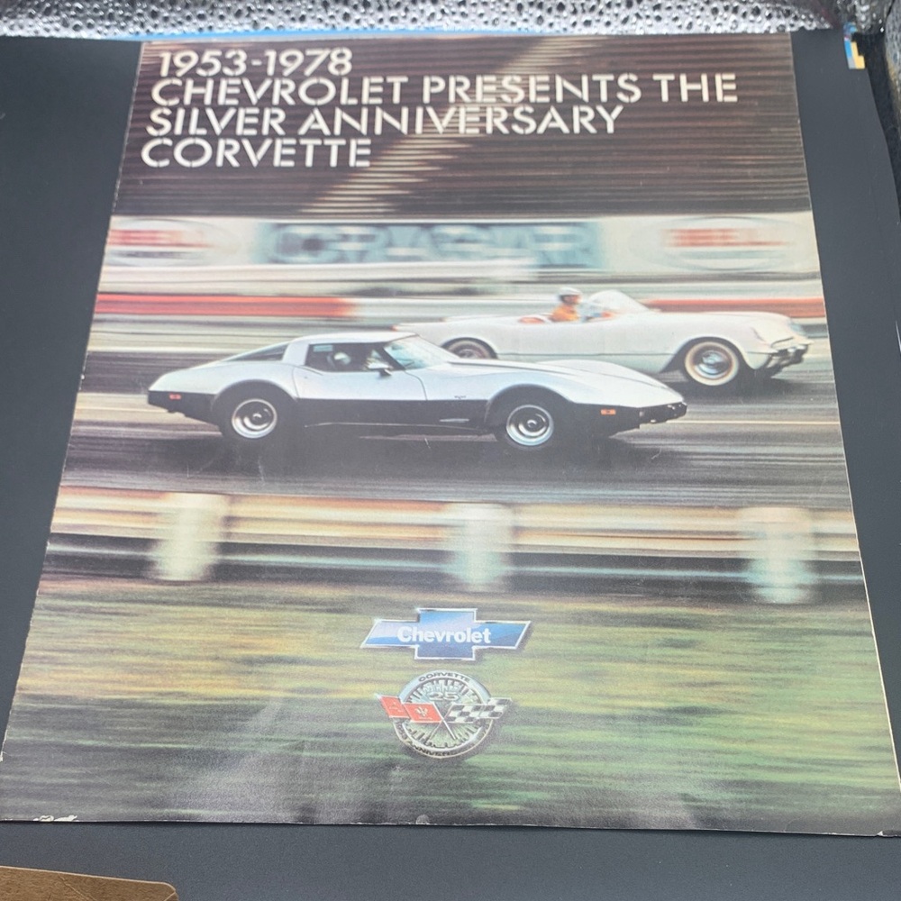 1953 to 1978 Chevrolet Presents The Silver Anniversary Corvette Advertisement
